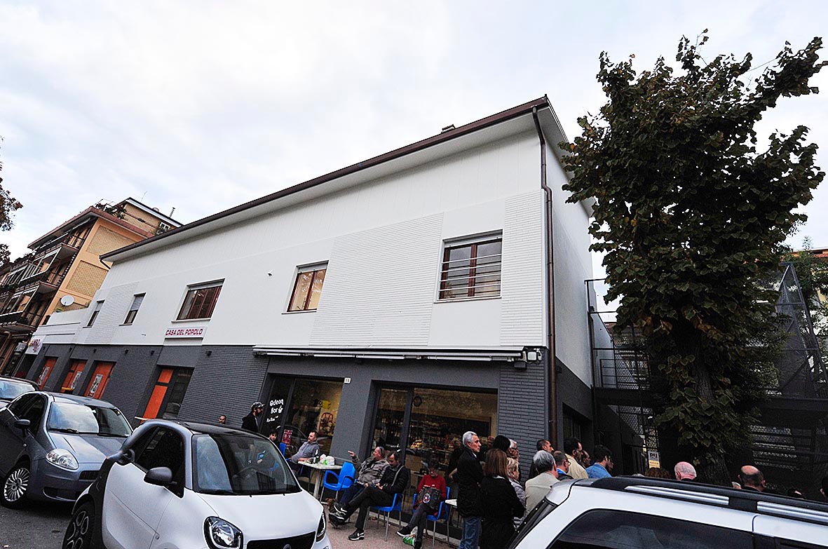 L'odierno edificio della Casa del Popolo di Montegranaro